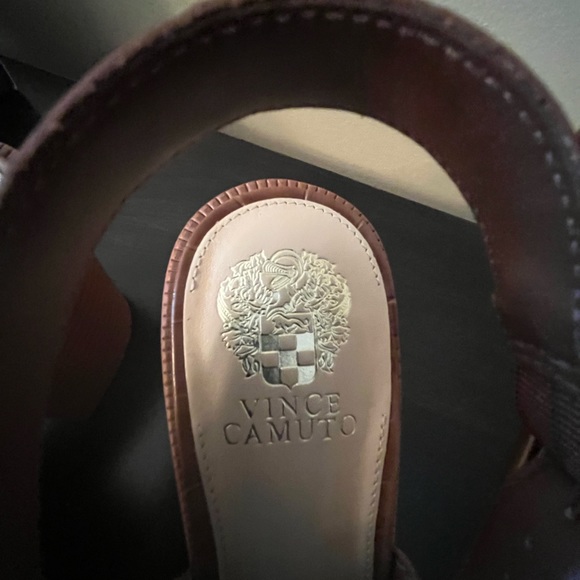 Vince Camuto Brendiza, Open Toe Sandals, Camel, 8.5M NWT - Picture 6 of 8